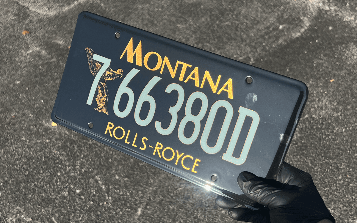 Montana License Plate